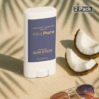 2 Pack Tallow Zinc Sun Stick