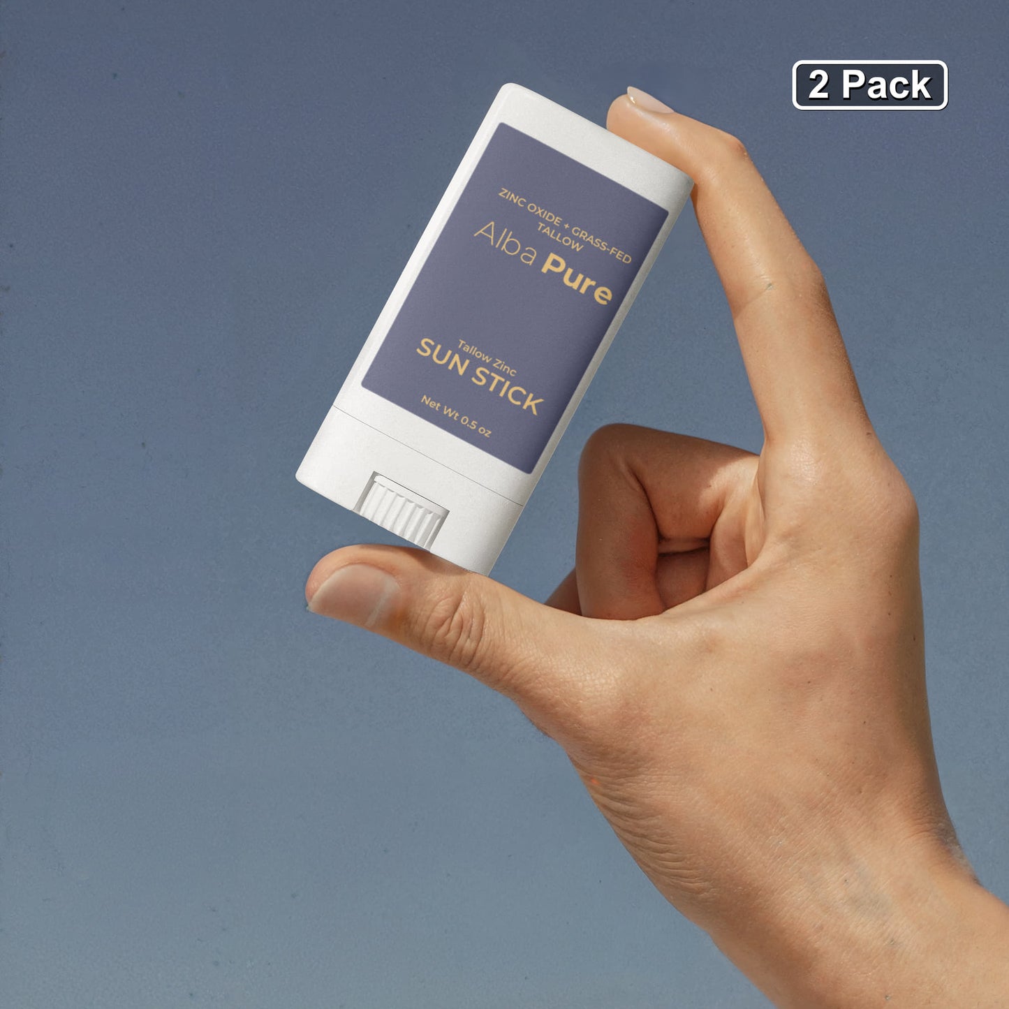 2 Pack Tallow Zinc Sun Stick